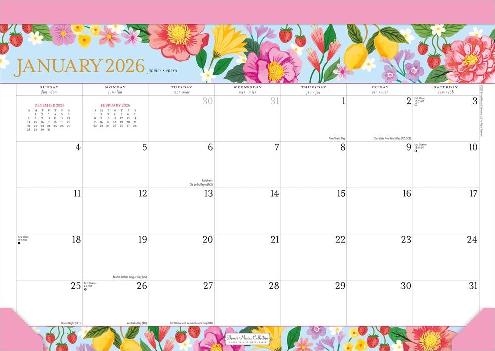 BONNIE MARCUS 2026 DESK PAD 15.5X11 PLATO - 151453