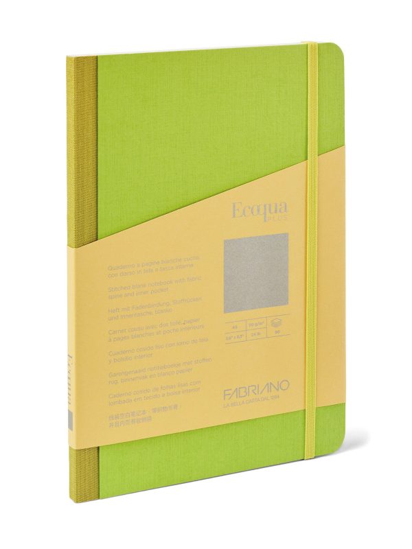 ecoqua-plus-fabric-bound-notebook-lime-a5-blank